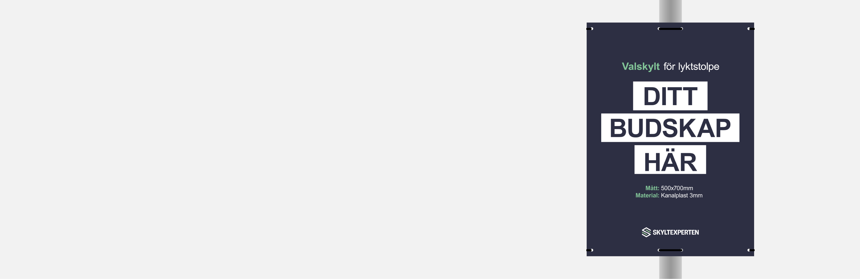 Dags att skylta upp inför valet