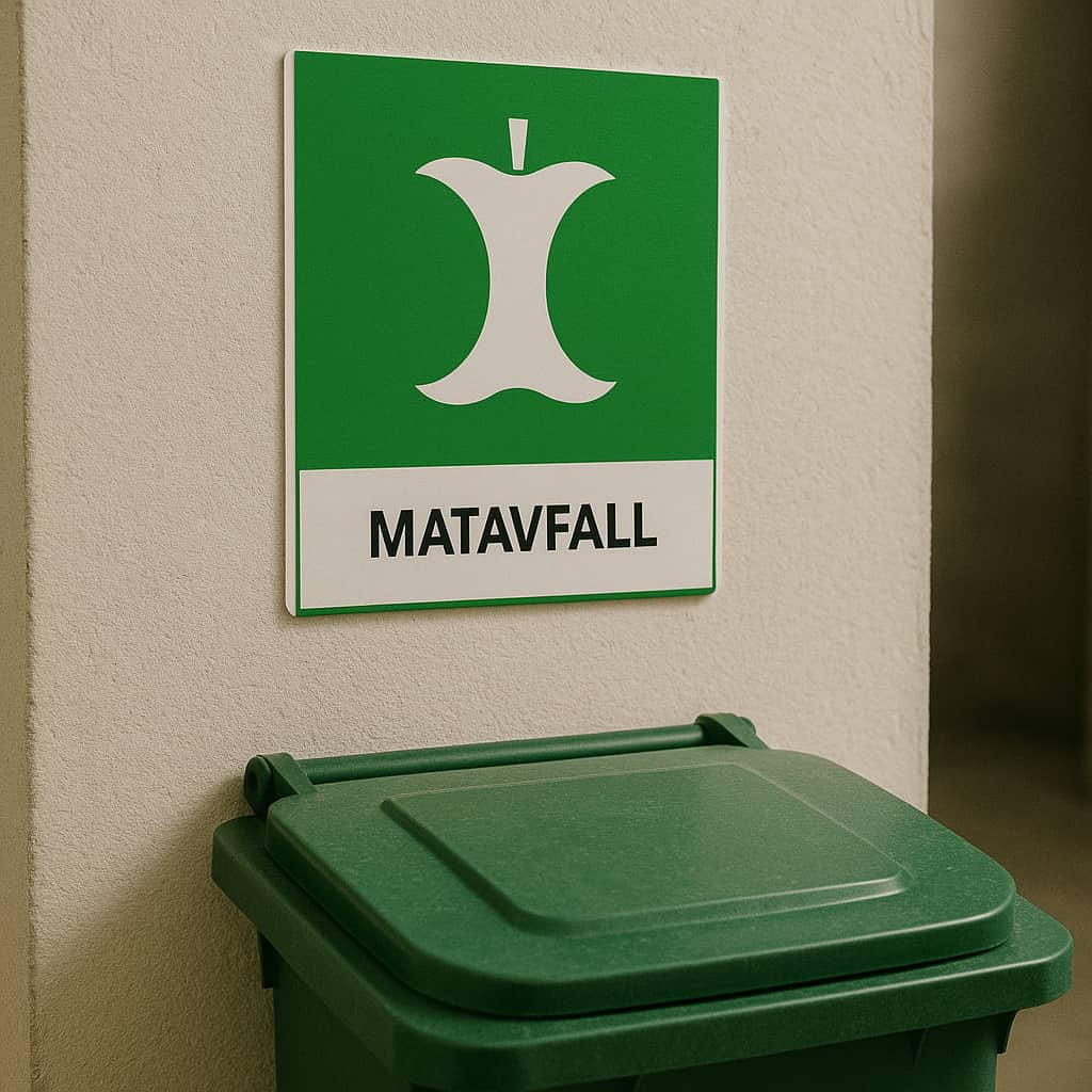 Återvinningsskyltar