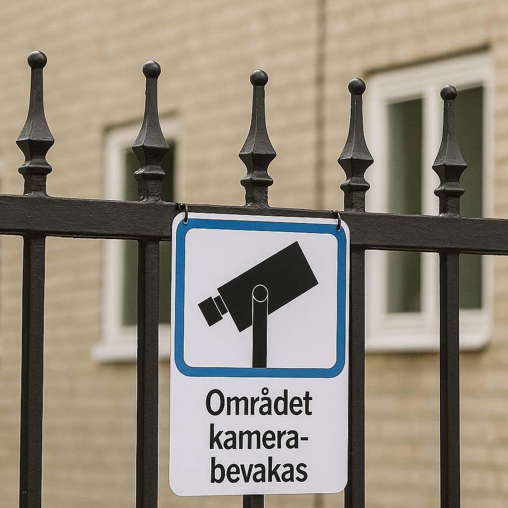 Övervakningsskyltar